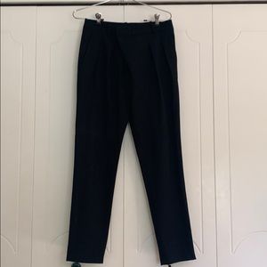 High waisted black dress pants.